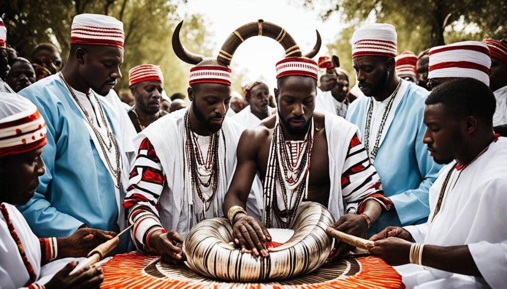Traditionelle afrikanische Rituale